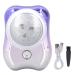 Electric Beard Clipper Highly Effective Fast Charging Portable Waterproof Mini Electric Trimmer Home Travel (Gradient Purple)