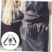 Minkissy 3Pcs Hairdressing Scissors Belt Bag - Stylish Combing Pocket for Salon Tools - PVC Gray Messenger for Hairdressers - Buy Online on GoSupps.com