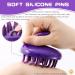 Soft Dual Rubber Pins CeleMoon Cat Brush | Silicone Washable Grooming Shedding Massage Bath Pet Brushes | Safe & Gentle | Removes Hair Mats, Tangles, and Loose Fur | For Short to Long Hair Indoor Cat Kitten - Buy Online on GoSupps.com