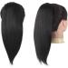 FESHFEN Straight Drawstring Ponytail Extension 14 inch Natural Black - Clip in Ponytail Extension for Women - Synthetic Hairpieces for Girls - Pack of 1 - Buy Online on GoSupps.com
