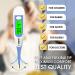 Fast Reading Digital Thermometer for Adults & Babies | Backlight Display, Memory Recall, C/F Switchable | Oral & Rectal Thermometer for Fever | Light Blue - Buy Online on GoSupps.com