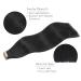 Buy If Salife Tape Extensions | 20Pcs Real Hair 60g 26 Inch Deep Black Remy Invisible Tape Ins | Silky Straight Skin Weft - Buy Online on GoSupps.com