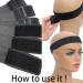 Welfare Products Elastic Hair Bands for Lace Frontal Melt - 5 PCS Wig Bands for Keeping Wigs in Place | Wig Edge Control Elastic Bands - Buy Online on GoSupps.com