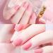 Jelly Pink Nail Polish - Peel Off Nail Polish Quick-drying & Non-Toxic Nail Varnish - DIY Eco Friendly Water Based Nail Polish Pink Nail Paint for Women Girl Manicure Nail Art B123-Jelly Pink - Buy Online on GoSupps.com