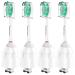 Toptheway Replacement Toothbrush Heads for Philips Sonicare E-Series Essence Xtreme Elite Advance HX7022/66 HX5610 Screw-on Electric Brush Handle, 4 Pack