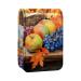 Travel Lipstick Organizer Case Lipstick Case Portable Makeup Bag With Mirror Autumn Harvest Grapes Pumpkin D221e1opbj