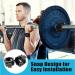 Professional 25mm Dumbbell & Barbell Accessories - Fast Locking Collars Plastic Clamping 2-Piece Set - Buy Online on GoSupps.com