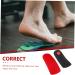 FOMIYES Orthotic Insoles for Fallen Arches - 2 Pairs for Men & Women Comfortable Plantar Support Disposable Red Heel Insoles - Buy Online on GoSupps.com
