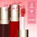LANGMANNI Hydrating Lip Glow Oil Duo - Honey and Cherry Flavors | Moisturizing and Nourishing Lip Oil for Dry Lips - Buy Online on GoSupps.com