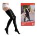 Lauma Medical 23-32 mmHG compression stockings class 2 with closed tip varicose veins frequent swelling in the legs pain in calves and feet black S-size long