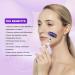 Ideayard Jade Roller for Face Massage - Noiseless Anti Aging Beauty Roller with Real Flower Infused Handle (Amethyst) - Purple - Buy Online on GoSupps.com