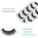 Lashes False Eyelashes Fluffy Russian Eyelash 5 Pairs Strip with Glue Volume Dramatic Fluffy Wispy Natural Eyelashes 3D Thick Long Fake Lashes - Buy Online on GoSupps.com