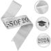 SHOWERORO Graduate Sash | Party Etiquette Belt for Graduation & Bachelor Parties | Glitter Cloth & Ribbon | International Shipping Available - Buy Online on GoSupps.com