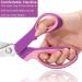 JYTUUL 9.25 Inch Pinking Shears  Sharp Stainless Steel Zig Zag Scissors for Fabric Paper Leather  Comfort Grip Handled Professional Fabric Craft Sewing Dressmaking Scissors (Serrated  Purple) - Buy Online on GoSupps.com
