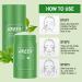 Waymaytecy 2 Pieces Mask Clay Stick Green Tea Cleanse Mask Mask Stick Moisturizing Care Skin Green Pore Stick Beauty Cleansing Care for All Skin Types of Men and Women - Buy Online on GoSupps.com