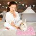 2 Pieces Small Animal Plush Bed Winter Warm Hamster Pet Plush Bed Mat Rabbit Rectangular Soft Fleece Sleep Blue Pad Pink Washable Fluffy Fleece Pet Cushion for Rabbit Bunny Hedgehog Squirr - Buy Online on GoSupps.com