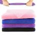 African Wash Net 4 Pieces African Wash Cloth African Net Sponge Authentic Net Sponge African Sponge Suitable for Deep Cleaning of Men and Women (Pink Blue Purple Black)