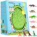 XXXL Easter Eggs Bath Bombs for Kids with Surprise Toys Inside,Easter Basket Stuffers,Dinosaur Egg Bubble Bath Bombs Gift Set,Birthday Christmas for Girls and Boys (Apple)