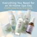 Reviva Labs Spa at Home 5-Piece Skincare Gift Set for Women featuring Gentle Facial Cleanser Toner Plumping Serum Firming Cream & Collagen Body Lotion for Winter Skin Care - Buy Online on GoSupps.com