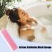 Hutnncg African Bath Sponge - Nylon Mesh African Mesh Cloth Shower Net Scrubber | Back Cleaning Bathing Sponges for Women and Men Dead Skin Removal Pink - Buy Online on GoSupps.com