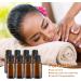 Alledomain 8Pcs 15ml Amber Glass Essential Oils Bottles with Black Cap & Dropper & Labels Empty Amber Bottle Refillable Sample Container for Massage oil/Aromatherapy/Perfume/Fragrance Carrier Oil 8pcs * 15ml - Buy Online on GoSupps.com