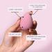 Buy Satin Purple Makeup Beauty Sponge Blender - Perfect for Foundations & Face Powder | International Shipping - Buy Online on GoSupps.com