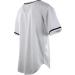 Buy ChoiceApparel Men's Solid Color Baseball Jersey XL - White/Opulent Garden | International Shipping Available - Buy Online on GoSupps.com