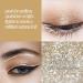 Jutqut Liquid Glitter Eyeliner - Sunset Gold | Metallic Eye Liner & Eyeshadow with Diamond Sparkle | Long-Wear 3D Glitter Makeup - Buy Online on GoSupps.com
