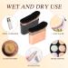 2 PCS Tanning Brush Set - Self Tanner Kabuki Foundation Blend & Blur Applicator for Body and Legs - Black Rose Gold - Buy Online on GoSupps.com