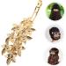 Holibanna Leaf Hairpin Hairclip Hair Roller Clips Hair Accessories Hair Claw Clips Barrette Hair Clips Bride Hair Clip Hair Toppers Spring Hair Clip Hair Styling Accessories Zinc Alloy - Buy Online on GoSupps.com
