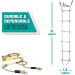 Squirrel Products 6 ft. Climbing Rope Ladder for Kids - Outdoor Play Equipment DIY Swingset Addition - Buy Online on GoSupps.com