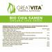 GreatVita Premium Chia Seeds - 5 x 1000g Non-GMO Natural Superfood for Healthy Living - Buy Internationally - Buy Online on GoSupps.com