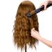Topdirect 60cm Hair Makeup Doll Head | Real Hair Practice Head for Hairdressers | DIY Hairstyles Set - Brown - Buy Online on GoSupps.com