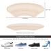 Heel Pad Insert Cushion for Men and Women - Prevents Heel Slip, Blisters, and Loose Shoes - Pale Apricot + Black - Buy Online on GoSupps.com