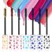 Colored Mascara Set - Waterproof, Long Lasting Volume and Length Fiber Mascara 0.98 Ounce (Pack of 7) - Buy Online on GoSupps.com
