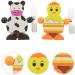 Lalafina 2-Piece Toothbrush Timer - 3-Minute Visual Hourglass | Cartoon Sandwatch Decor for Classroom & Games - Buy Online on GoSupps.com