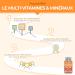 Multivitamins and Minerals - Unique Formula with Ginseng - Vitamins B1 B3 B6 B9 B12 C D3 Iron and Calcium - Energy Vitality Power - Made in France - Nutrimea - Buy Online on GoSupps.com