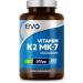 EVO NUTRITION Vitamin K2 MK-7 200mcg | 365 Vegetarian and Vegan Tablets (not Capsules) | 1-A-DAY | Supports Maintenance of Normal Bones | One Years Supply of High Strength Vitamin K2 Menaquinone MK7