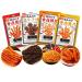 Spicy 4 packs big latiao spicy chinese snacks hot & spicy stick gluten strips sharp wheat snack classic hot strips for the office casual snack (62g*4 PCS)