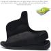 KXSM Diabetic Slipper Shoes - Adjustable, Extra Wide, Open Toe Footwear for Surgery Recovery & Orthopedic Support - Black 39 - Buy Online on GoSupps.com