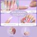 500PCS Saviland Soft Gel French False Nails Kit - Natural Long Square | Acrylic Nail Extension & Repair | Home Salon Nail Art - Buy Online on GoSupps.com