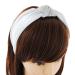 Buy AXY Vintage Knot Headband - Beautiful Light Grey Fabric Hair Accessory for Ladies - Buy Online on GoSupps.com
