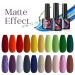 ZUCCIE 23 Pcs Gel Nail Polish Set - Colourful Summer Collection with Glossy & Matte Finish - Soak off UV LED Gel Polish Kit in Red, Green, Gray, Pink Glitter - Starter Kit with Base and Top Coat - Gift Blue Purple - Buy Online on GoSupps.com