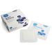 Med PRIDE 6 inch x 6 inch Bordered Gauze-Island Dressing| 25 Pack-Individually Packed Pouches| Wound Dressing with Adhesive Breathable Borders| Sterile & Highly Absorbent| Latex-Free 6'' x 6''