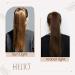 Buy Hetto Real Hair Ponytail Extensions - Brown Remy Human Hair #4 70g 35cm | Best Quality & Fast International Shipping - Buy Online on GoSupps.com