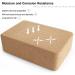 KRIXAM High Density Cork Yoga Blocks - Anti-Slip Surface - 9x6x3 - 2 Pack/1 Pack - Yoga Pilates Meditation Stretching Fitness - Buy Online on GoSupps.com