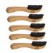 5-Piece Wooden Beard Brush Set for Men | Stiff Bristles & Durable Handle | Gentle Barber Shaving Brushes - Buy Online on GoSupps.com