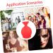 SOESFOUFU Silicone Fish Lip Filler (red) Lip Suction Plumper Plumpit Lip Plumping Device Enhancer - Buy Online on GoSupps.com