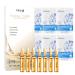 Henjunu Hyaluron serum ampoules face 7 x 2 ml + hyaluron mask 6 pieces serum ampoules for the face hyaluron hydrogel mask ampoule concentrates facial care suitable for all skin types G06