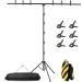 Coliflor T-Shape Portable Backdrop Stand 8x5.3ft | Adjustable Photo Background Kit with Spring Clamps, Sandbag, Carry Bag | Ideal for Party, Photography, Studio - Buy Online on GoSupps.com